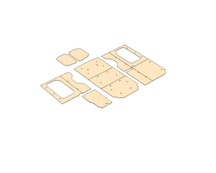 Transit Medium Roof 148 Felt Wall Kit