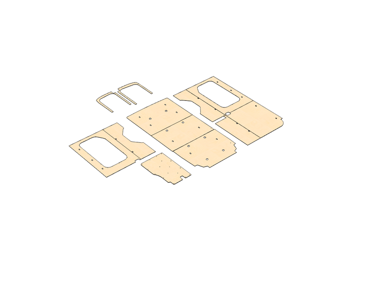 Transit Medium Roof 148 Felt Wall Kit