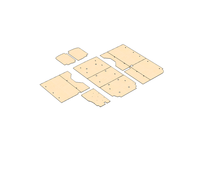 Transit Medium Roof 148 Felt Wall Kit