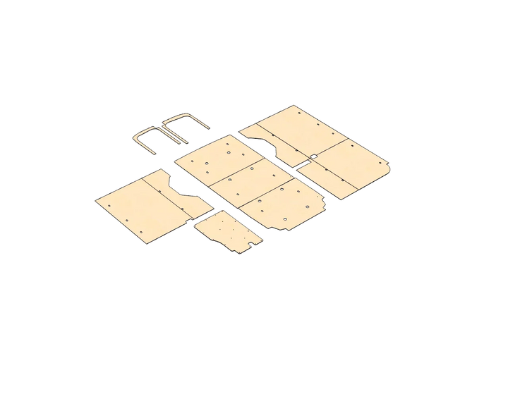 Ford Transit Medium Roof 148 Felt Wall Kit - AVC RIG