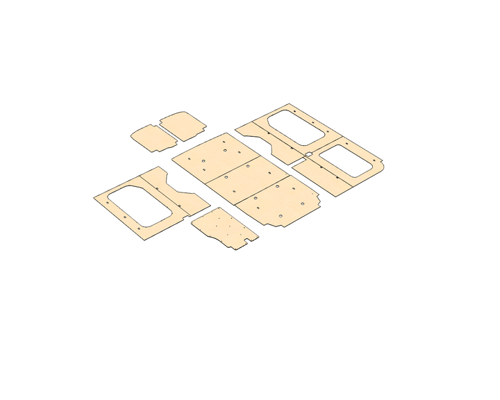 Transit Medium Roof 148 Felt Wall Kit