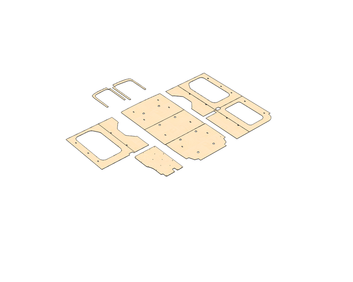 Transit Medium Roof 148 Felt Wall Kit