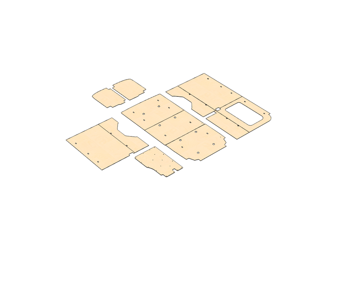 Transit Medium Roof 148 Felt Wall Kit