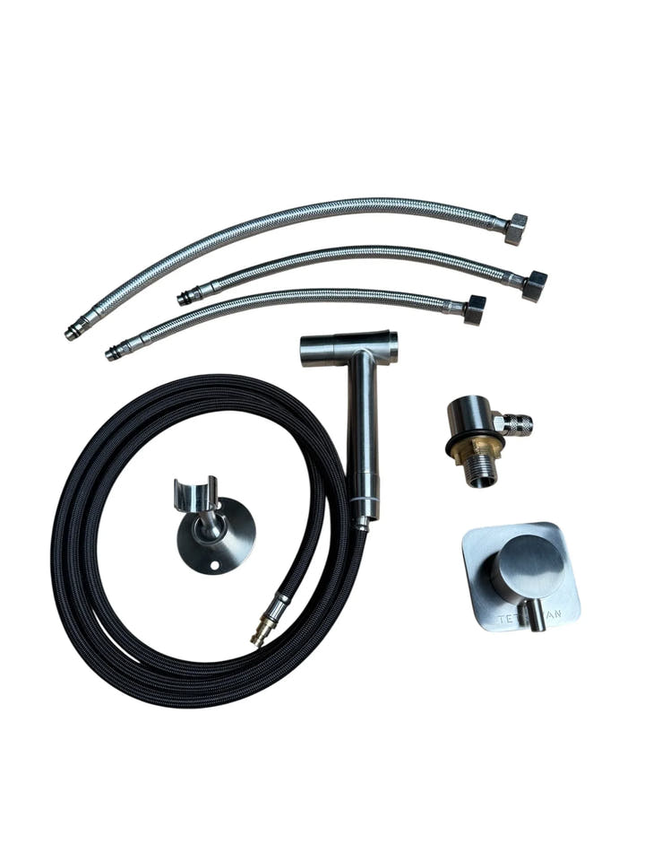 Stainless Steel RV and Marine Shower Port System - AVC RIG