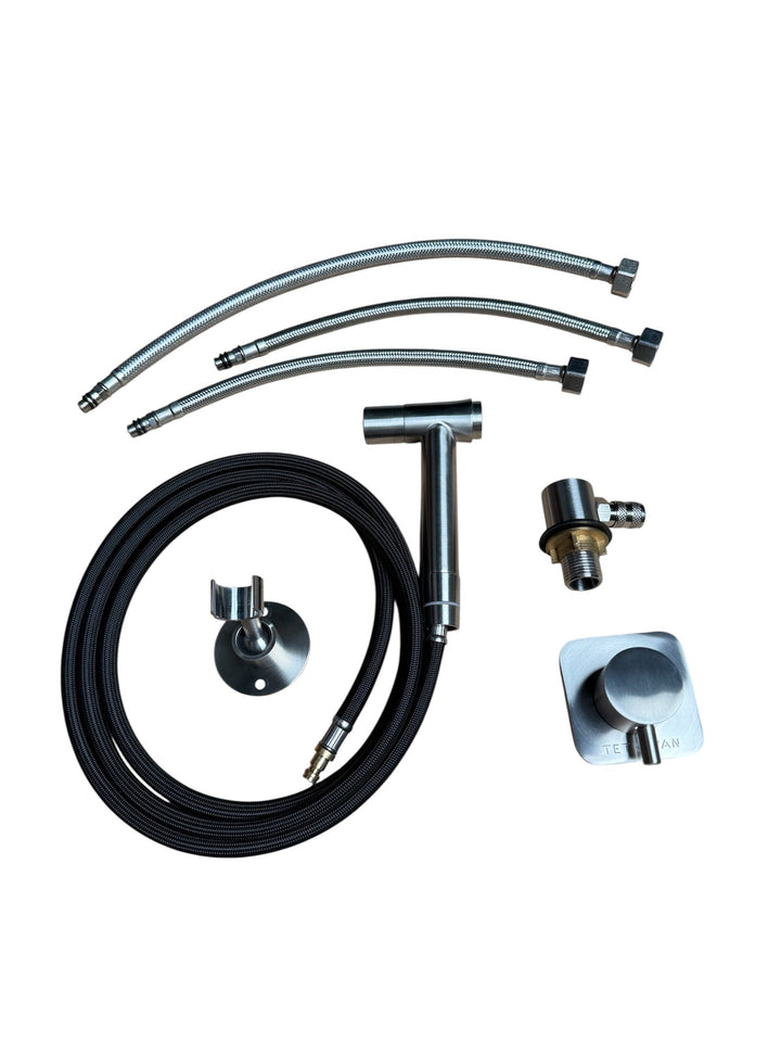 Stainless Steel RV and Marine Shower Port System