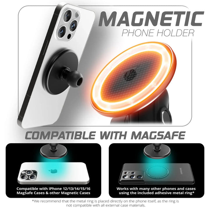 2020+ Ford Transit LINK™ Vent Mount Bracket With MagSafe Phone Holder | 3.5" Arm | (Not Compatible With Transit Connect) - AVC RIG