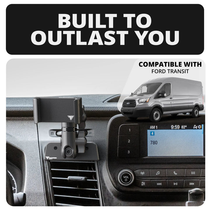 LINK™ Vent Mount Bracket With 20LITE Phone Holder | 3.5" Arm | 2020-2025 Ford Transit (Not Compatible With Transit Connect)