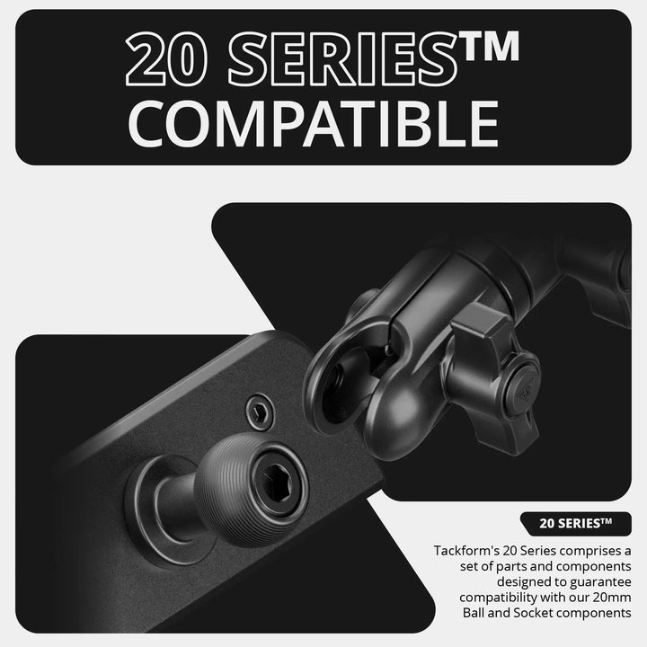 LINK™ Vent Mount Bracket With 20LITE Phone Holder | 3.5" Arm | 2020-2025 Ford Transit (Not Compatible With Transit Connect)