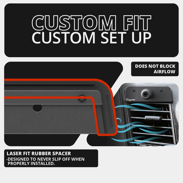 2020+ Ford Transit LINK™ Vent Mount Bracket With Quad Lock Magnetic Phone Holder | 3.5" Arm | (Not Compatible With Transit Connect) - AVC RIG