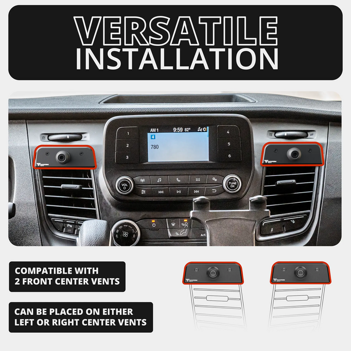 2020+ Ford Transit LINK™ Vent Mount Bracket With Qi2.2/MagSafe Charging and Cooling Phone Holder | 3.5" Arm | (Not Compatible With Transit Connect)