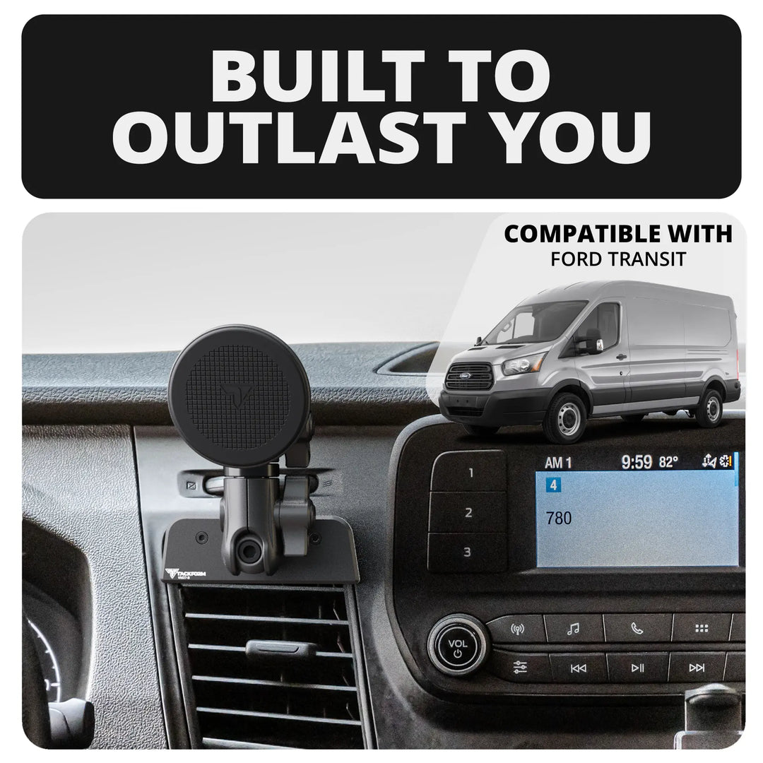 LINK™ Vent Mount Bracket With MagSafe Phone Holder | 3.5" Arm | 2020-2025 Ford Transit (Not Compatible With Transit Connect)