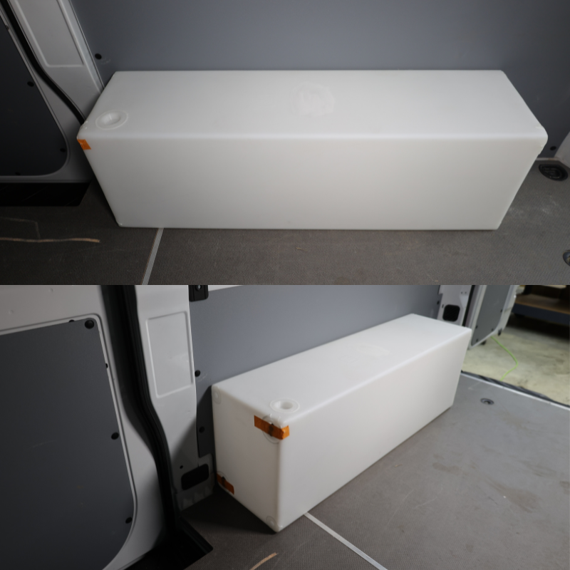 NW Conversions 20 Gallon Wheel Well Water Tank - Centered (SP-C-20)