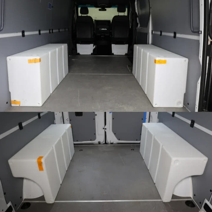 33-Gallon Wheel Well Water Tank - Left (SP-L-33) - AVC RIG