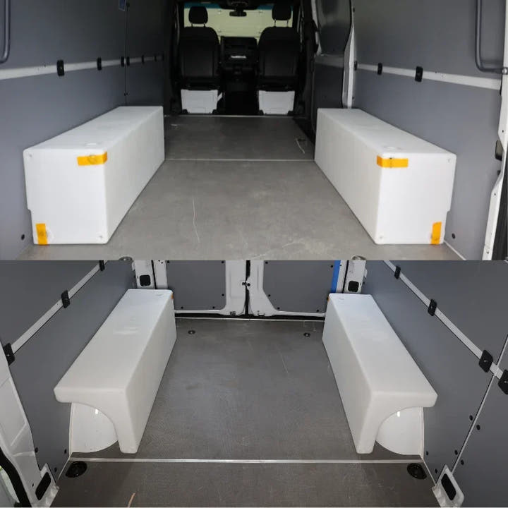 20-Gallon Wheel Well Water Tank - Left (SP-L-20) - AVC RIG