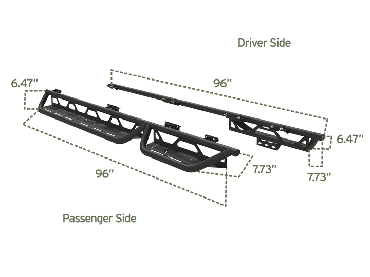 Sprinter Side Steps - AVC RIG