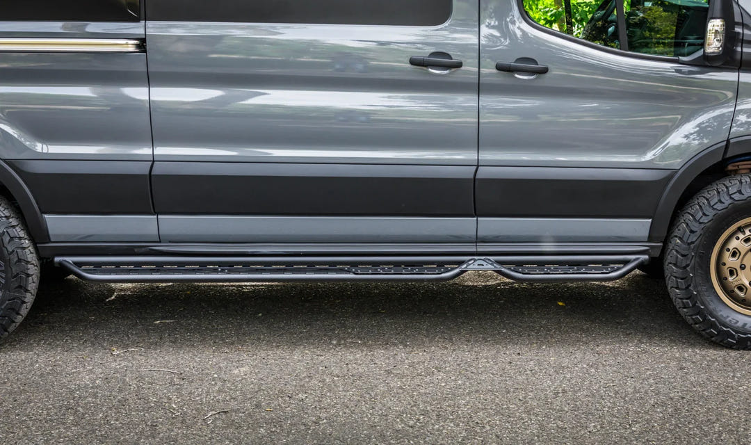 Rover Vans Side Steps for Ford Transit - AVC RIG