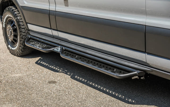 Rover Vans Side Steps for Ford Transit - AVC RIG