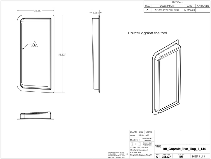 Vanspeed Capsule Trim Rings Sprinter 144