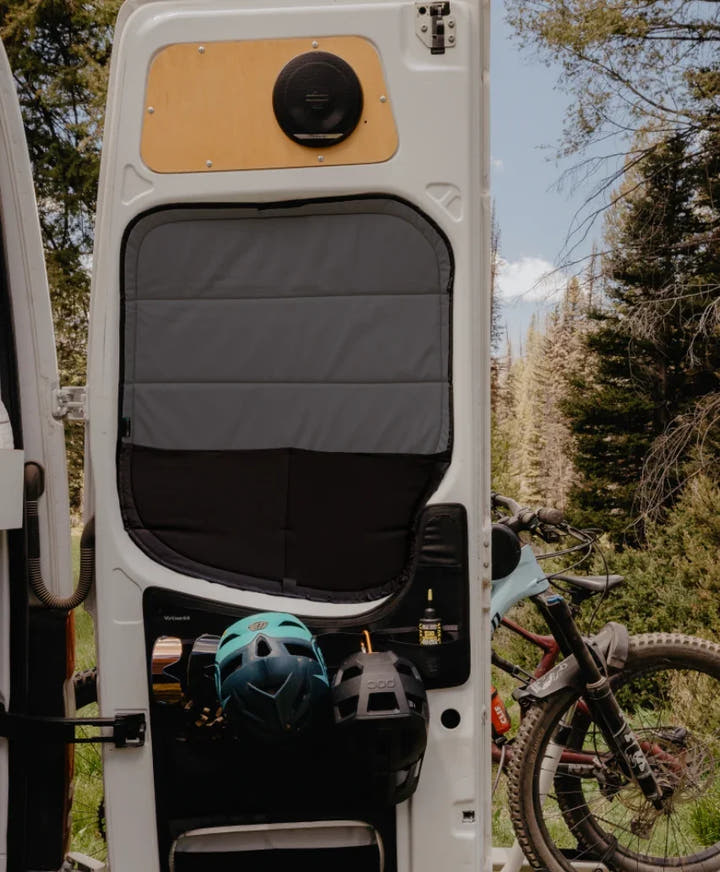 Mercedes Sprinter Stealth Rear Door Window Covers (Pair) - AVC RIG