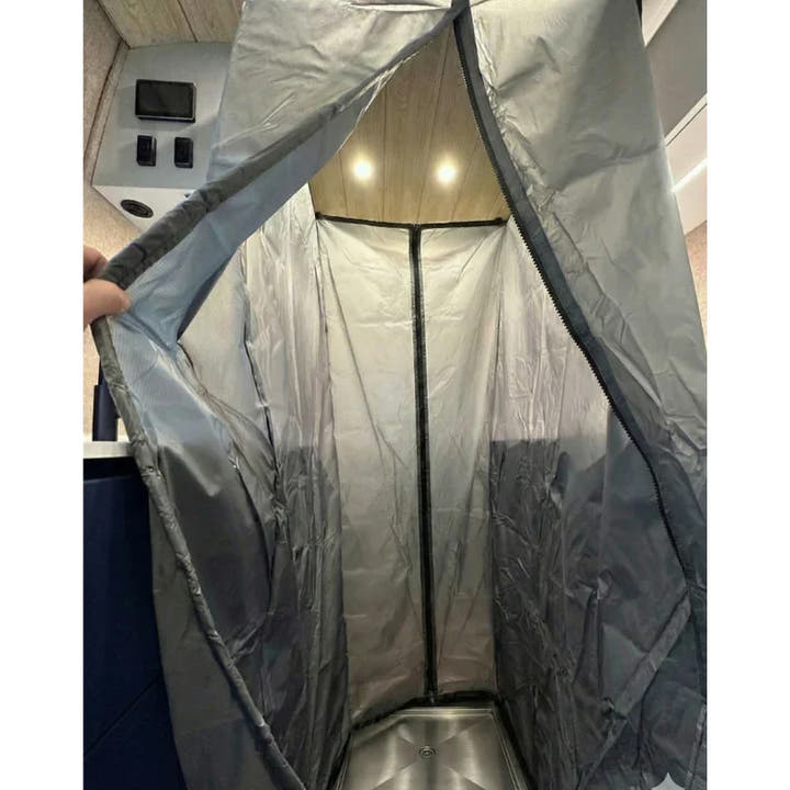 Tetravan In-Floor Shower Pan STAINLESS STEEL - AVC RIG