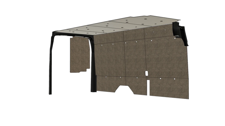 Ford Transit 148 EXT Felt Wall Kit For Go Code Trim - AVC RIG
