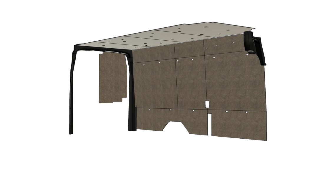 Ford Transit 148 EXT Felt Wall Kit For Go Code Trim - AVC RIG