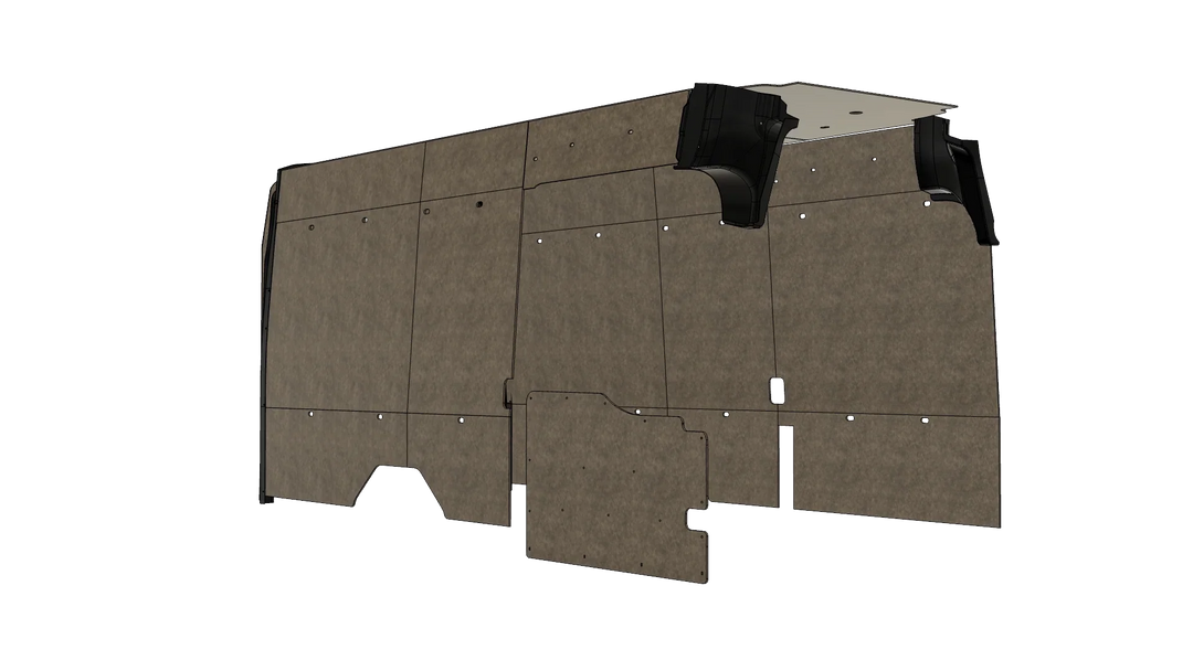 Ford Transit 148 EXT Felt Wall Kit For Go Code Trim