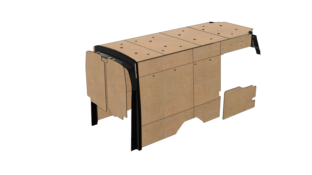 Transit 148 EXT Wood Wall Kit For Go Code Trim