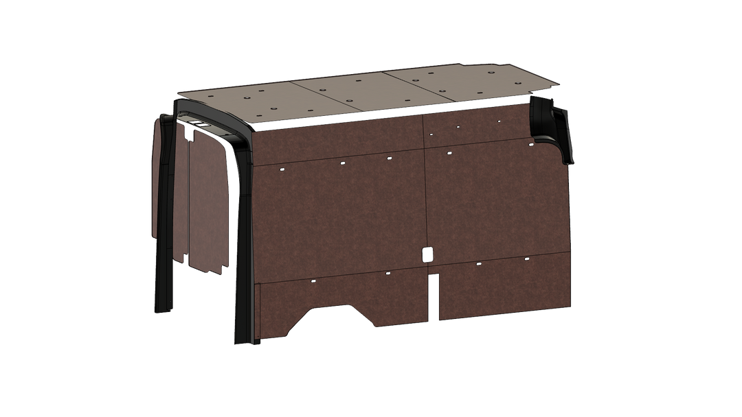 Transit High Roof 148 Felt Wall Kit For Go Code Trim