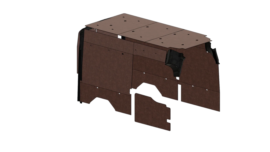 Ford Transit High Roof 148 Felt Wall Kit For Go Code Trim