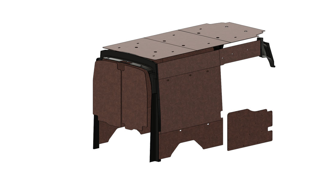 Transit High Roof 148 Felt Wall Kit For Go Code Trim