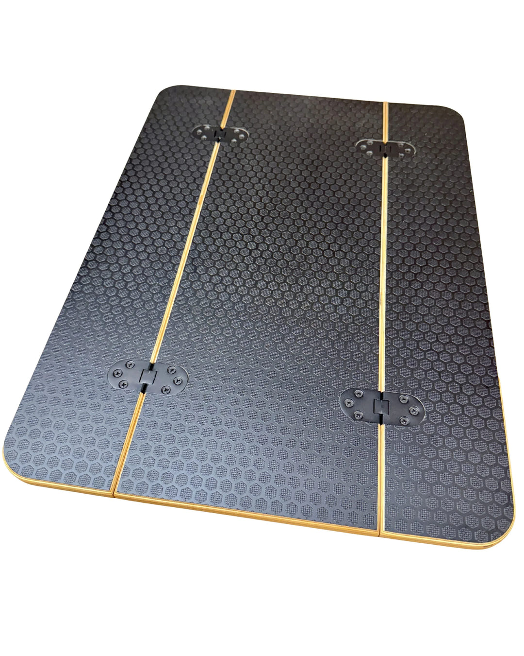 Folding Black Hex Lagun Table 1/2" Thick For Camper Vans and RVs - AVC RIG