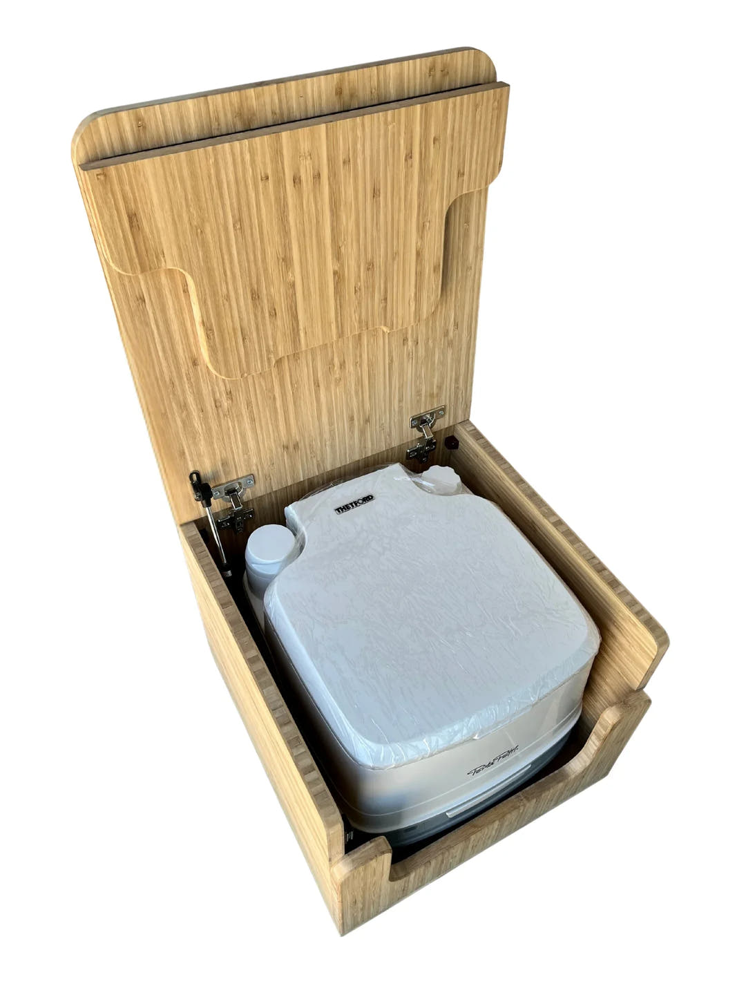 Porta Potti 345/135 Bamboo Toilet Lift top Cabinet Flat Pack Kit - AVC RIG