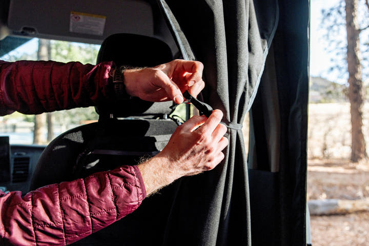 Ford Transit Insulated Privacy Curtain - AVC RIG