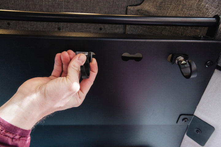 Ford Transit Headliner Shelf &amp; Curtain Rod