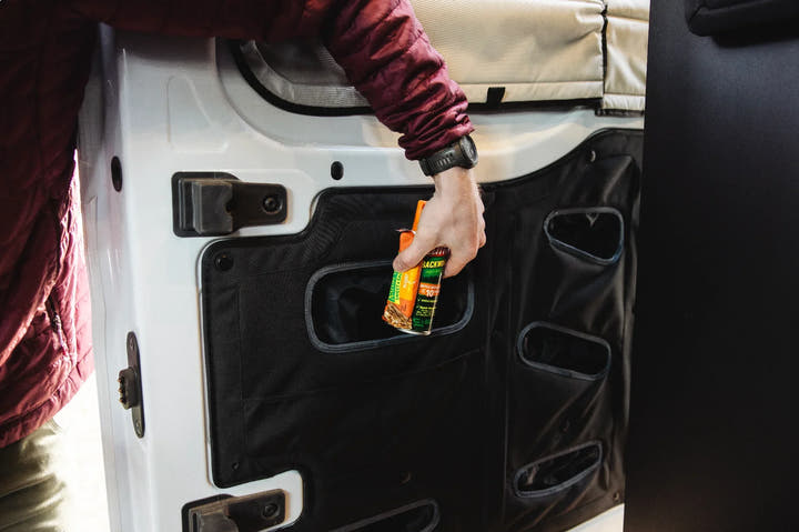 Ford Transit Lower Sliding Door Storage Panel - AVC RIG