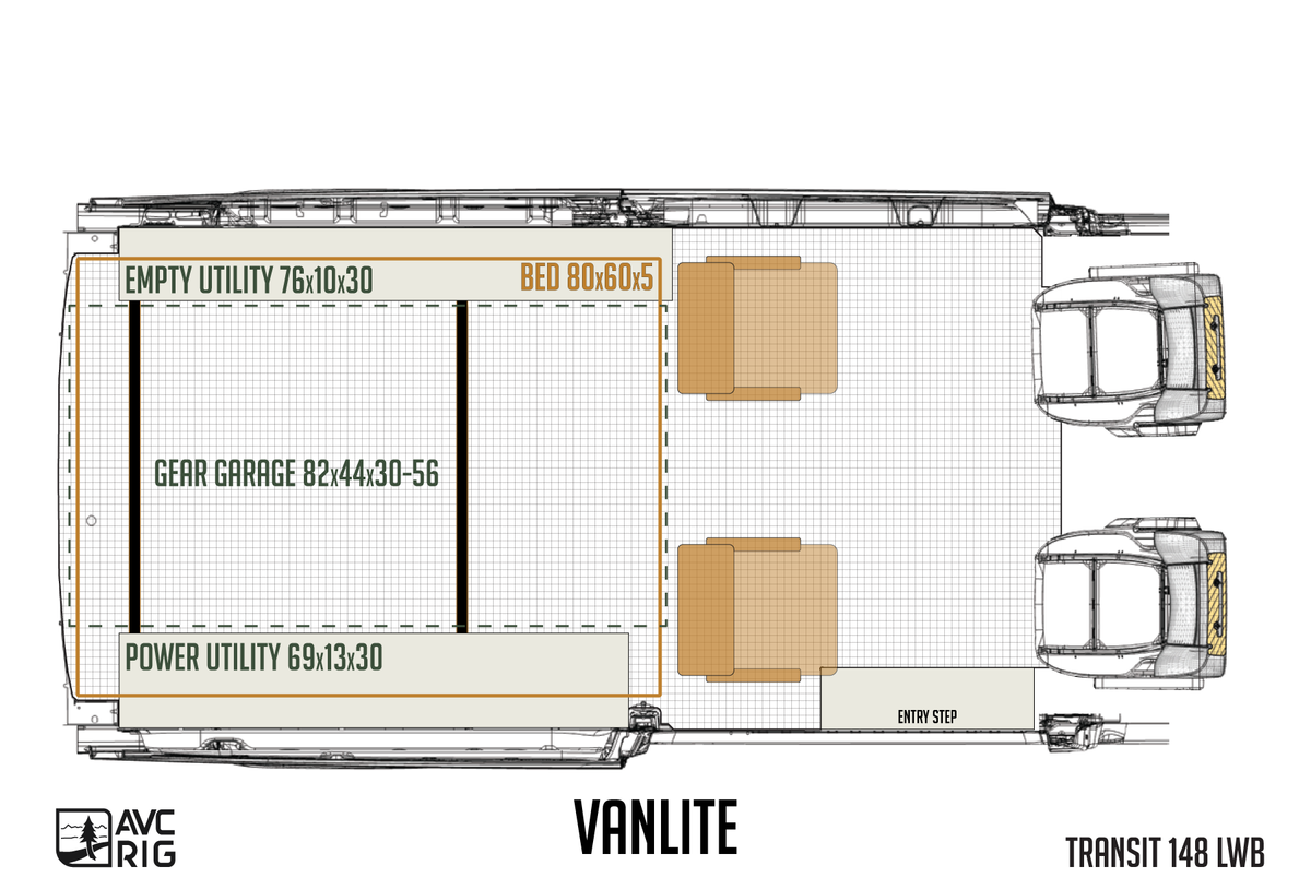 Vanlite Minimalist Camper Van Build | Simple Van Conversion – AVC RIG