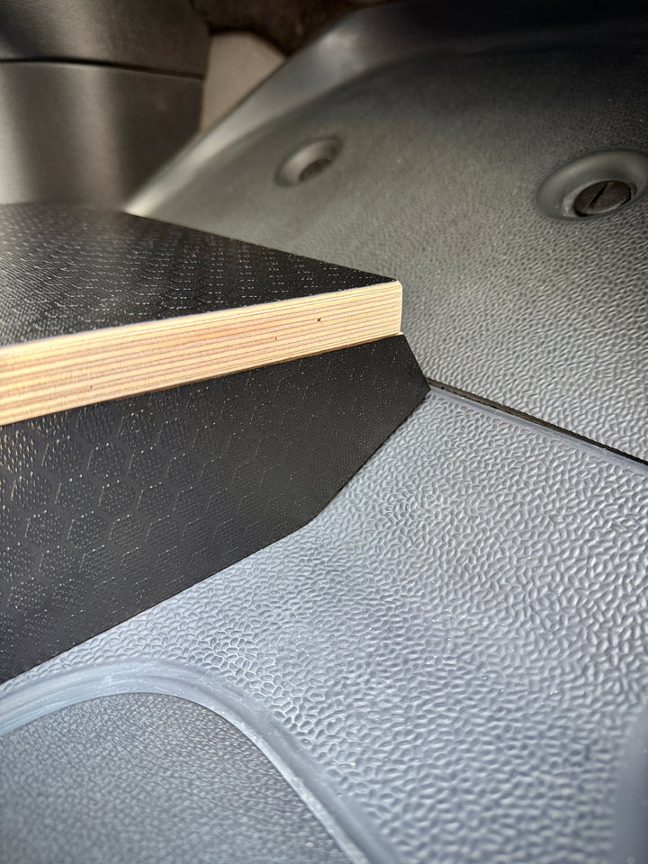 Mercedes-Benz Sprinter Black Hex Passenger Foot Platform Camper Van Stool - AVC RIG