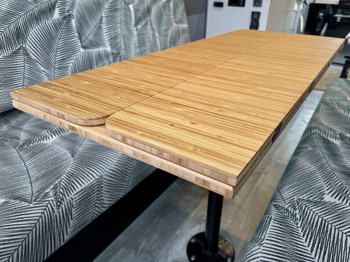 The Horizon Dining Bamboo Table 1/2" Thick For Camper Vans and RVs - AVC RIG