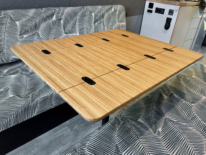 The Horizon Dining Bamboo Table 1/2" Thick For Camper Vans and RVs - AVC RIG