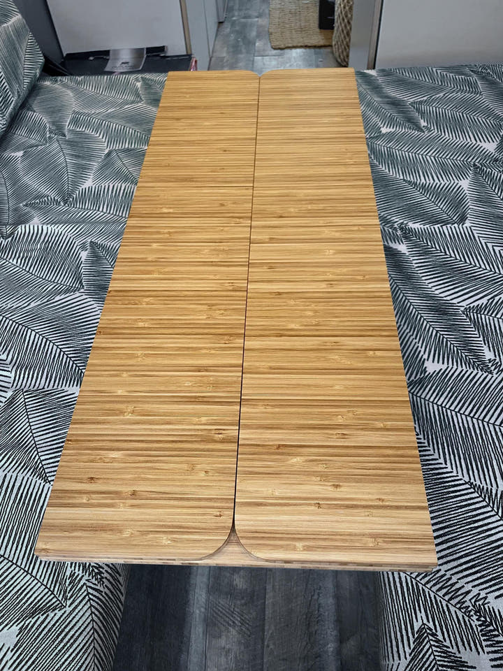The Horizon Dining Bamboo Table 1/2" Thick For Camper Vans and RVs - AVC RIG