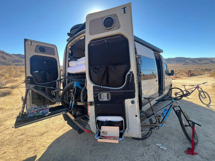 Mercedes Sprinter Middle Rear Door Storage Panels (Pair) - AVC RIG