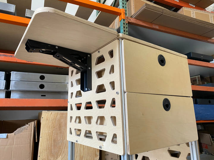 MOAB Heavy Duty Folding Bracket for Countertops &amp; Bench Seats - AVC RIG