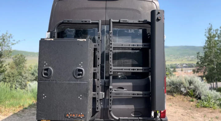 Avatar Massif – Van Rear Door Storage Mounting System - AVC RIG