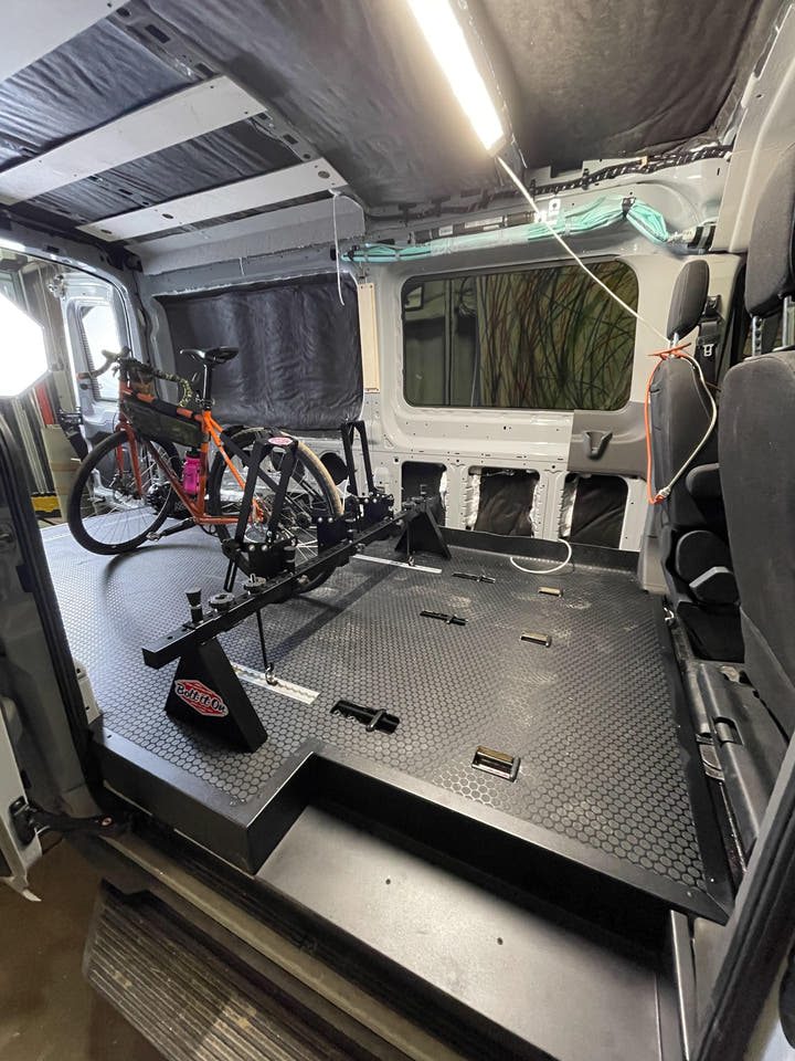 Ford Transit Floor Step and Trim - AVC RIG